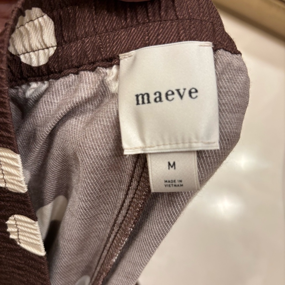 Anthropologie Maev Polk Dot Pants - Picture 3 of 8